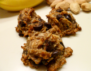 healthy chunky monkey cookies | The Baking Fairy