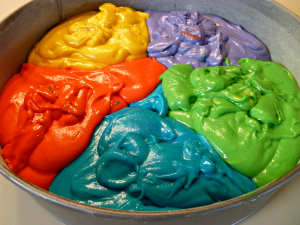 tie-dye cake | The Baking Fairy